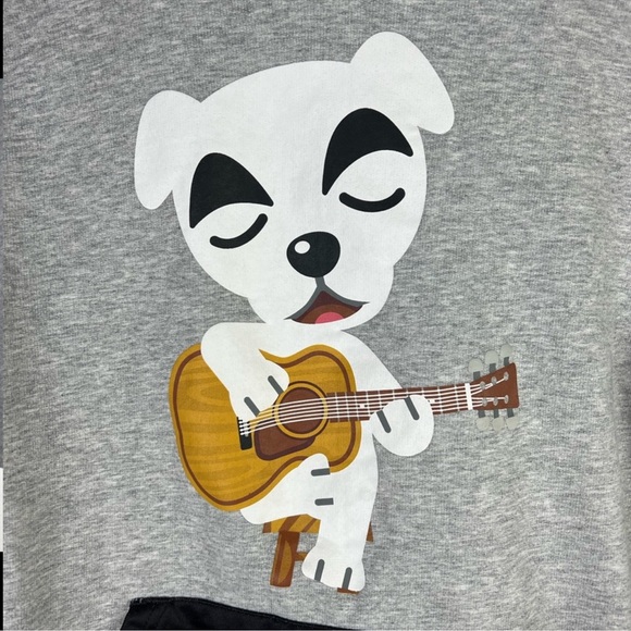 Nintendo Animal Crossing Pullover Gray Size XL - Picture 6 of 10